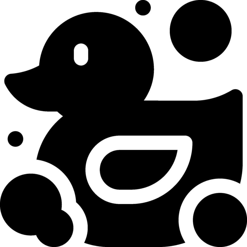 Rubber duck icon vector