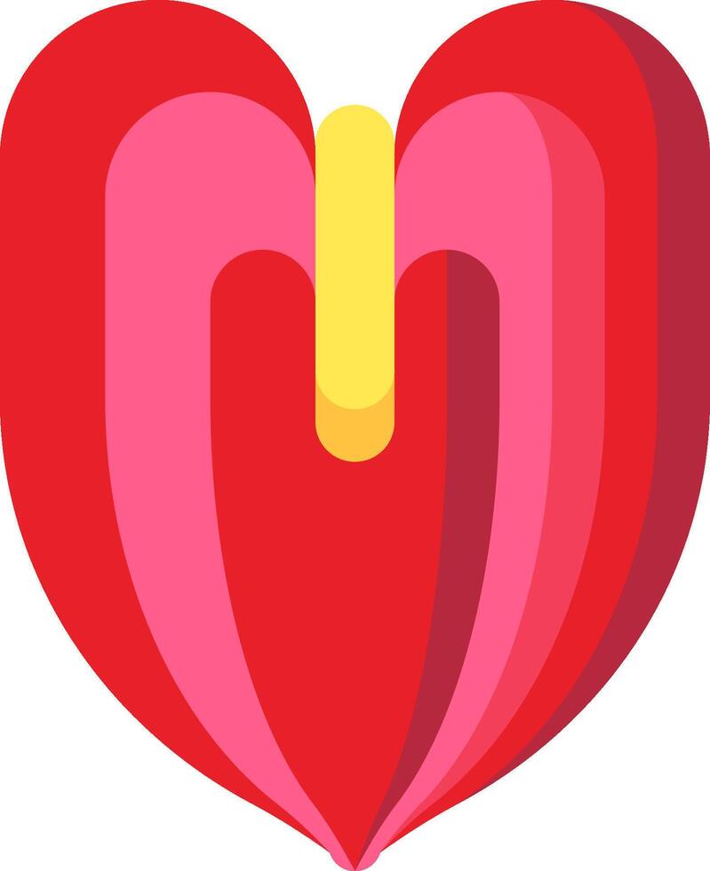 Heart clip art illustration vector