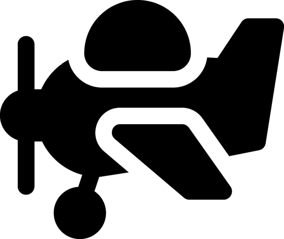 A black and white airplane icon vector