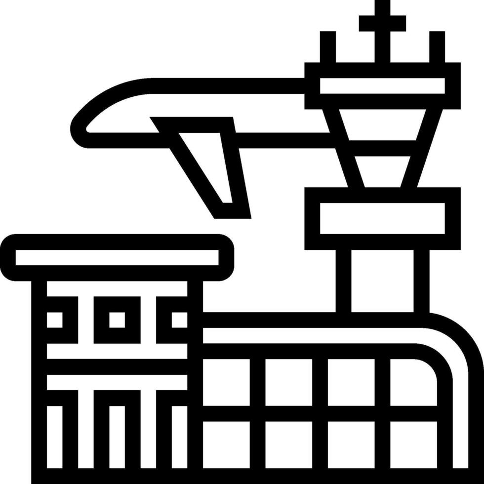Airport icon illustration vector