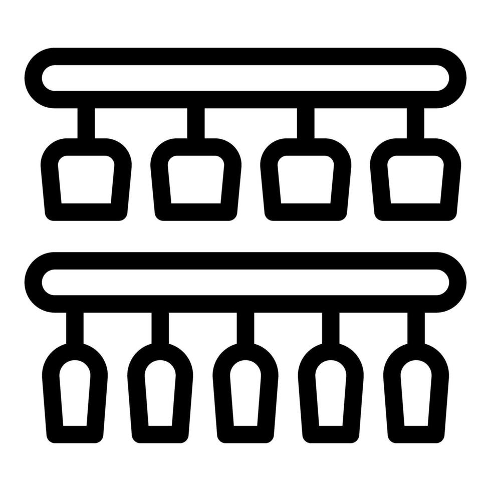 Automated greenhouse system growing plants using hydroponics vector