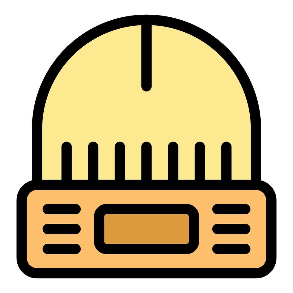 Electronic device with display screen showing important information vector