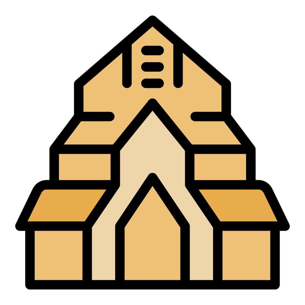 Cardboard boxes forming growing arrow chart pointing upwards vector