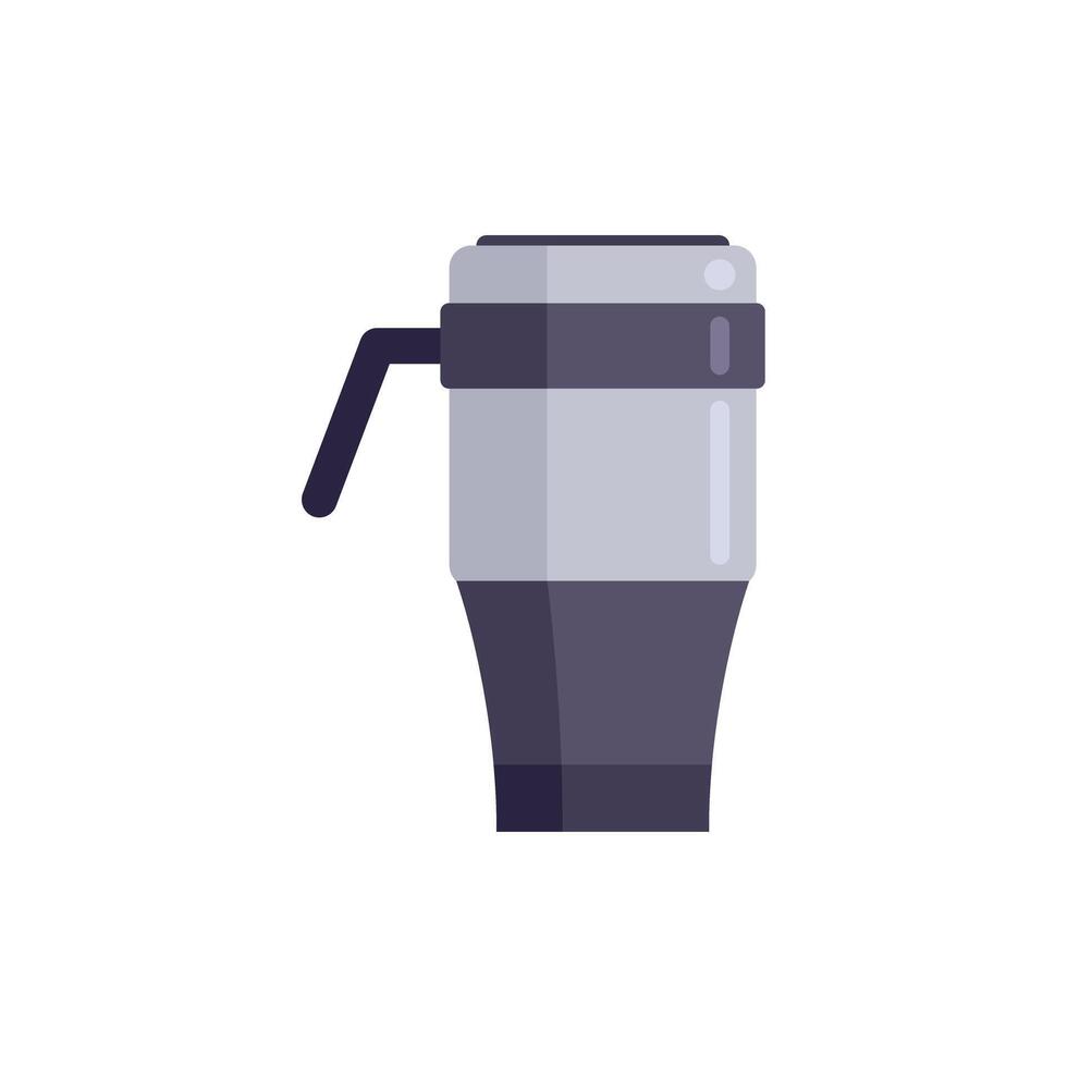 Reusable water bottle keeping your beverages hot or cold for hours vector