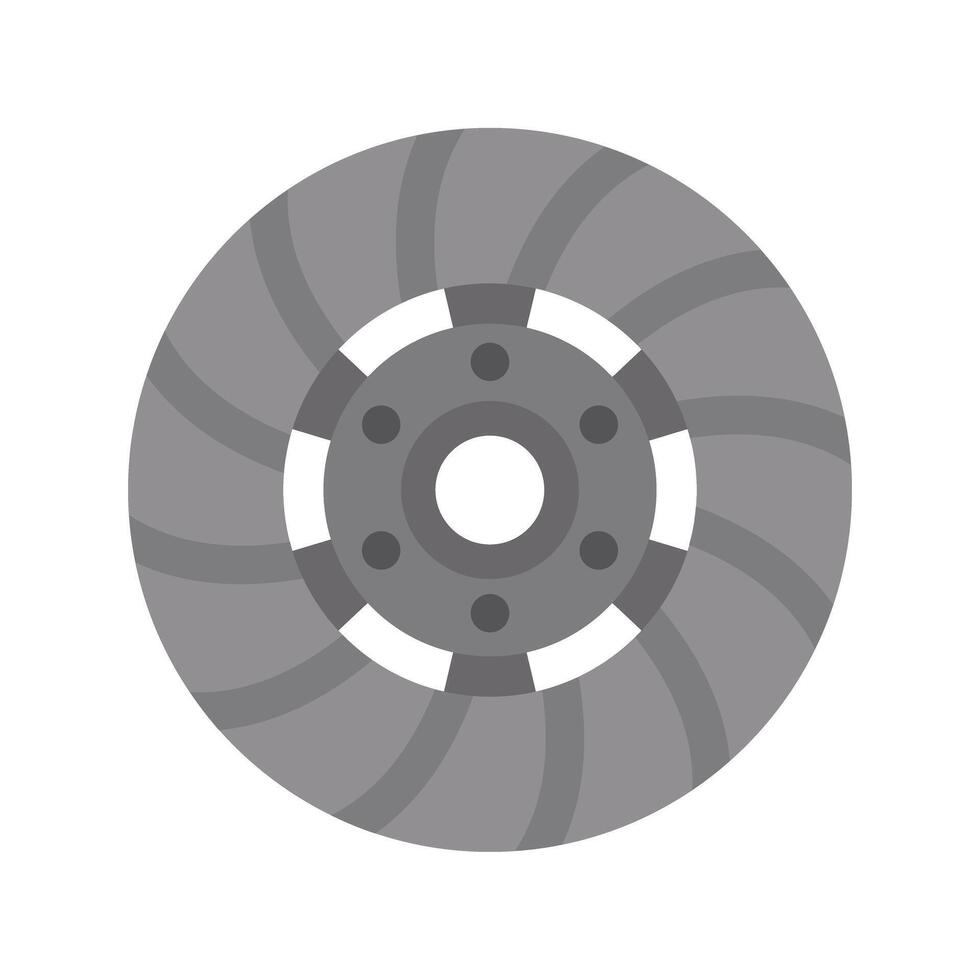 Car clutch disc providing smooth gear changes in vehicles vector