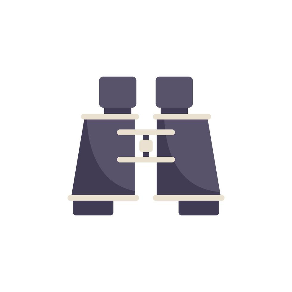 Binoculars icon showing concept of searching and finding vector