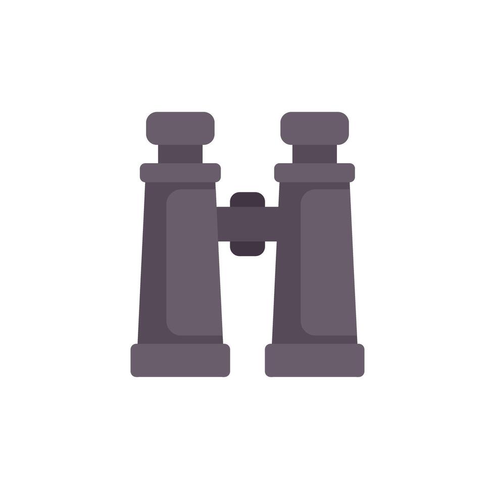 Gray binoculars looking forward to an adventure vector