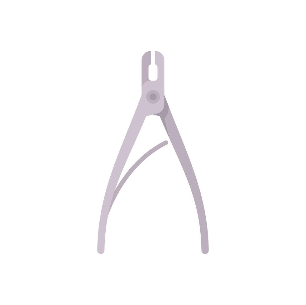 Professional metal tool for cutting claws for pets grooming vector