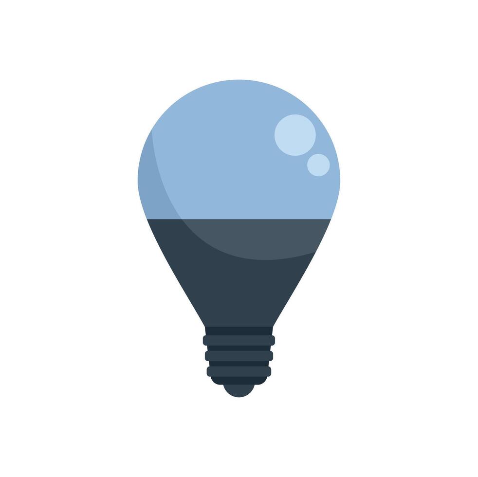 Modern light bulb shining with bright idea inside vector