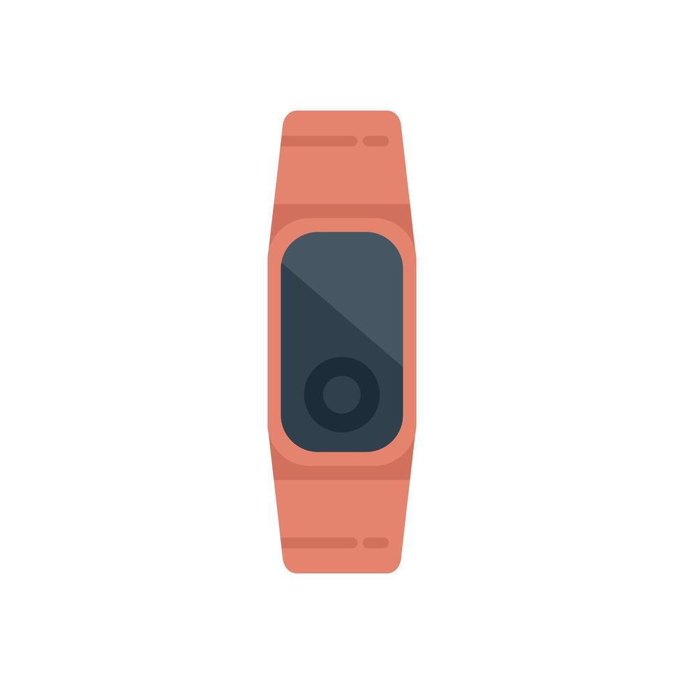 Modern smartwatch presenting empty display screen presenting latest mobile app design vector