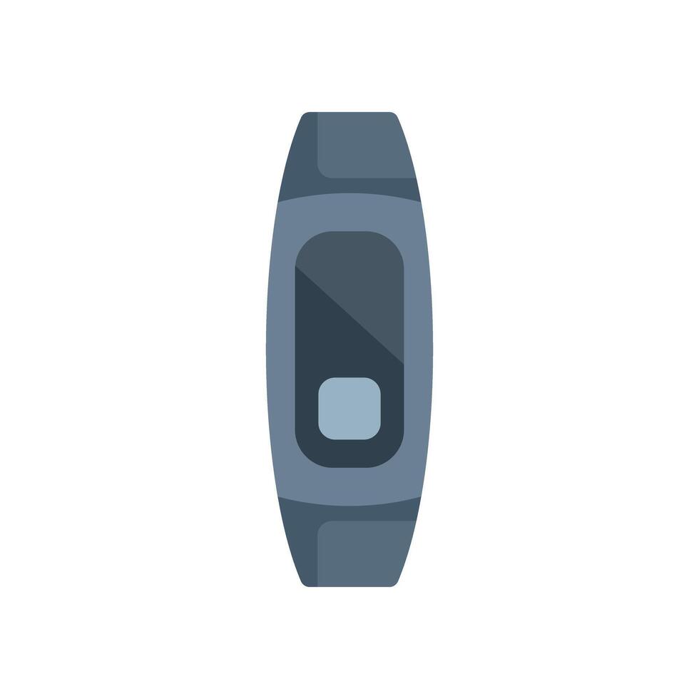 Smart watch showing time and battery life on white background vector