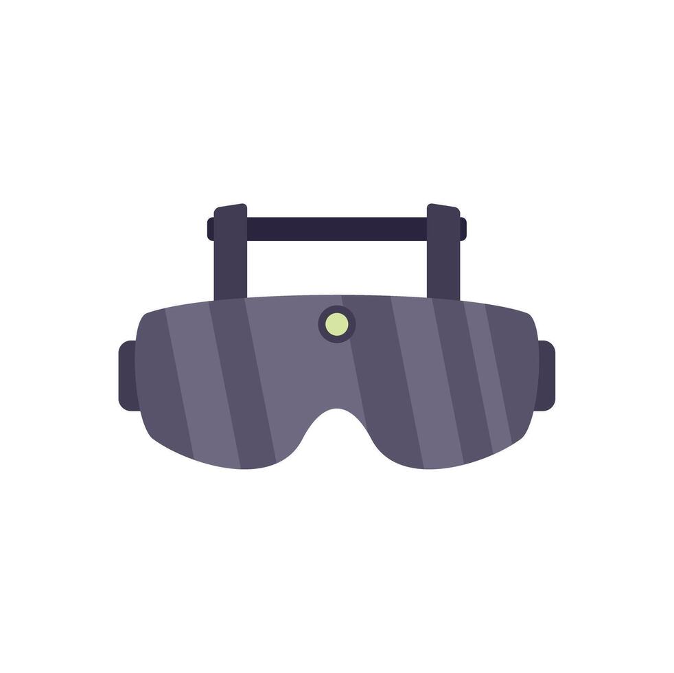 Modern virtual reality glasses headset delivering immersive experience vector