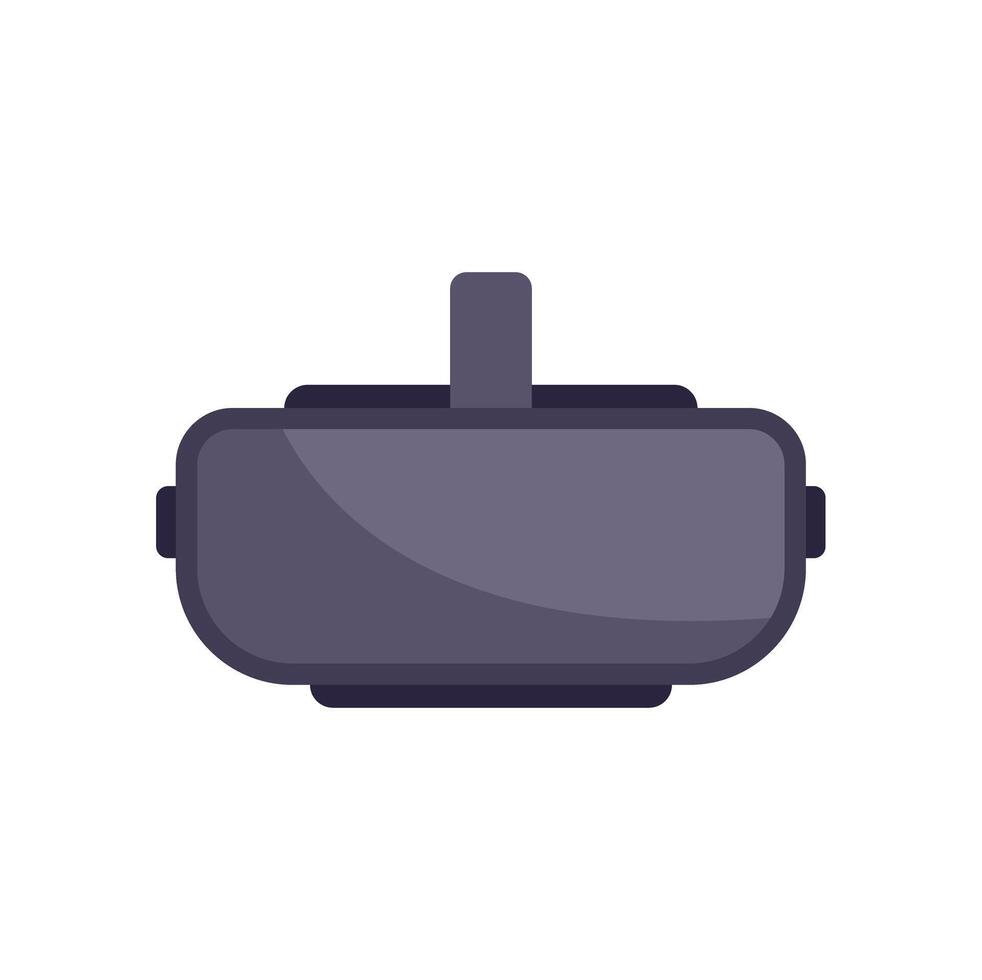 Virtual reality headset providing immersive experience vector