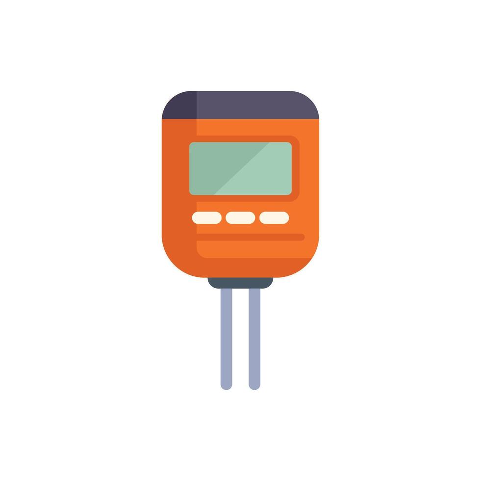 Digital soil ph meter measuring acidity and alkalinity vector