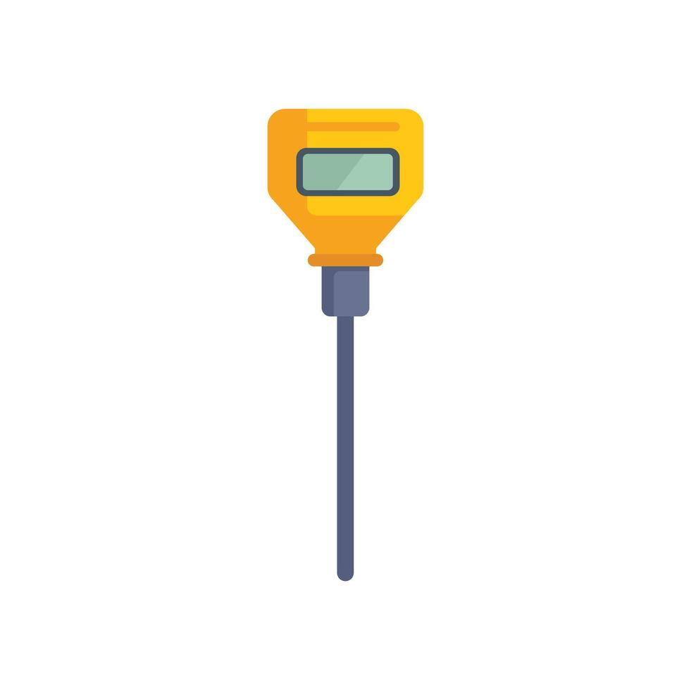 Electronic soil meter measuring soil parameters vector