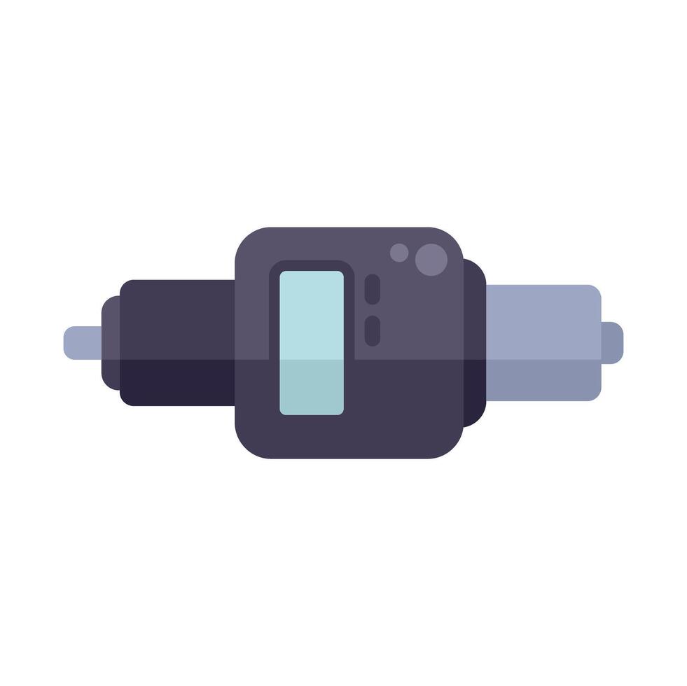 Electric screwdriver showing battery charge indicator displaying remaining power level vector