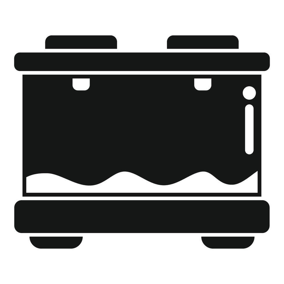 Modern double boiler machine for melting chocolate and cooking icon vector