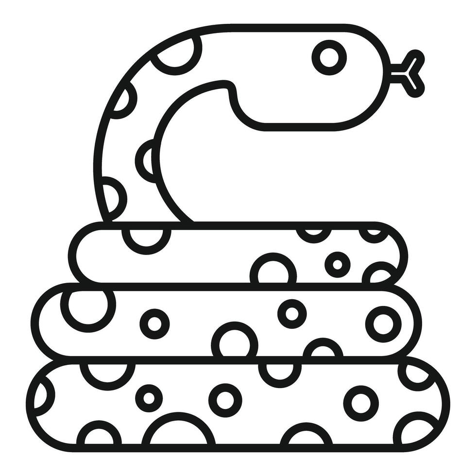 Python logo forming a pile with three levels and a snake on top vector