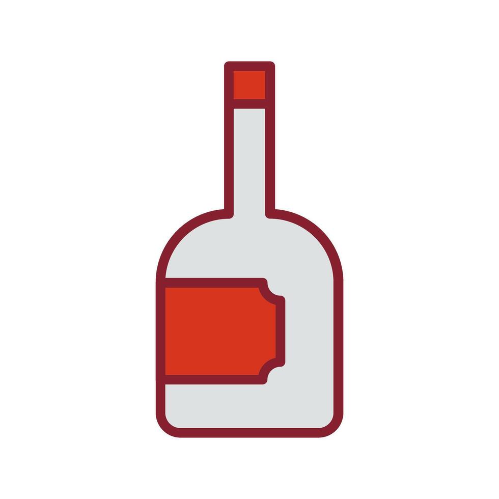 Wine Bottle Icon Design vector