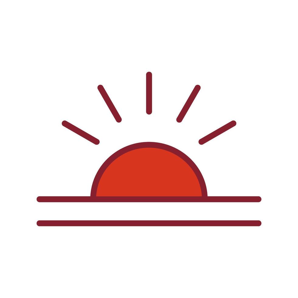 Sunrise Icon Design vector