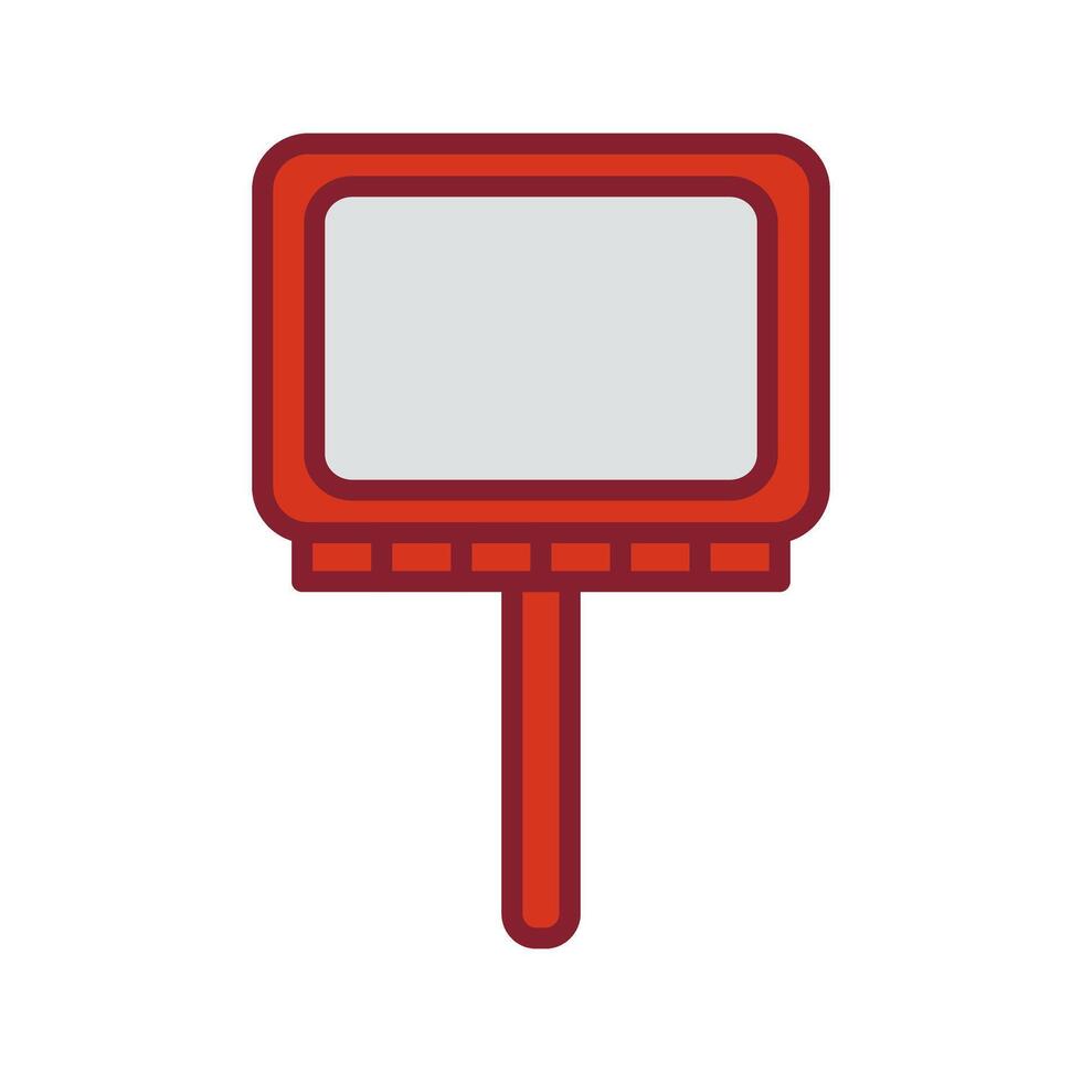 Billboard Icon Design vector