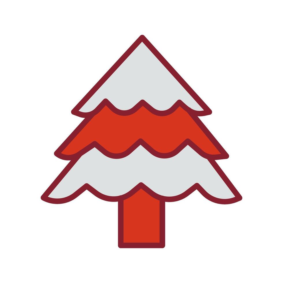 Christmas Tree Icon Design vector