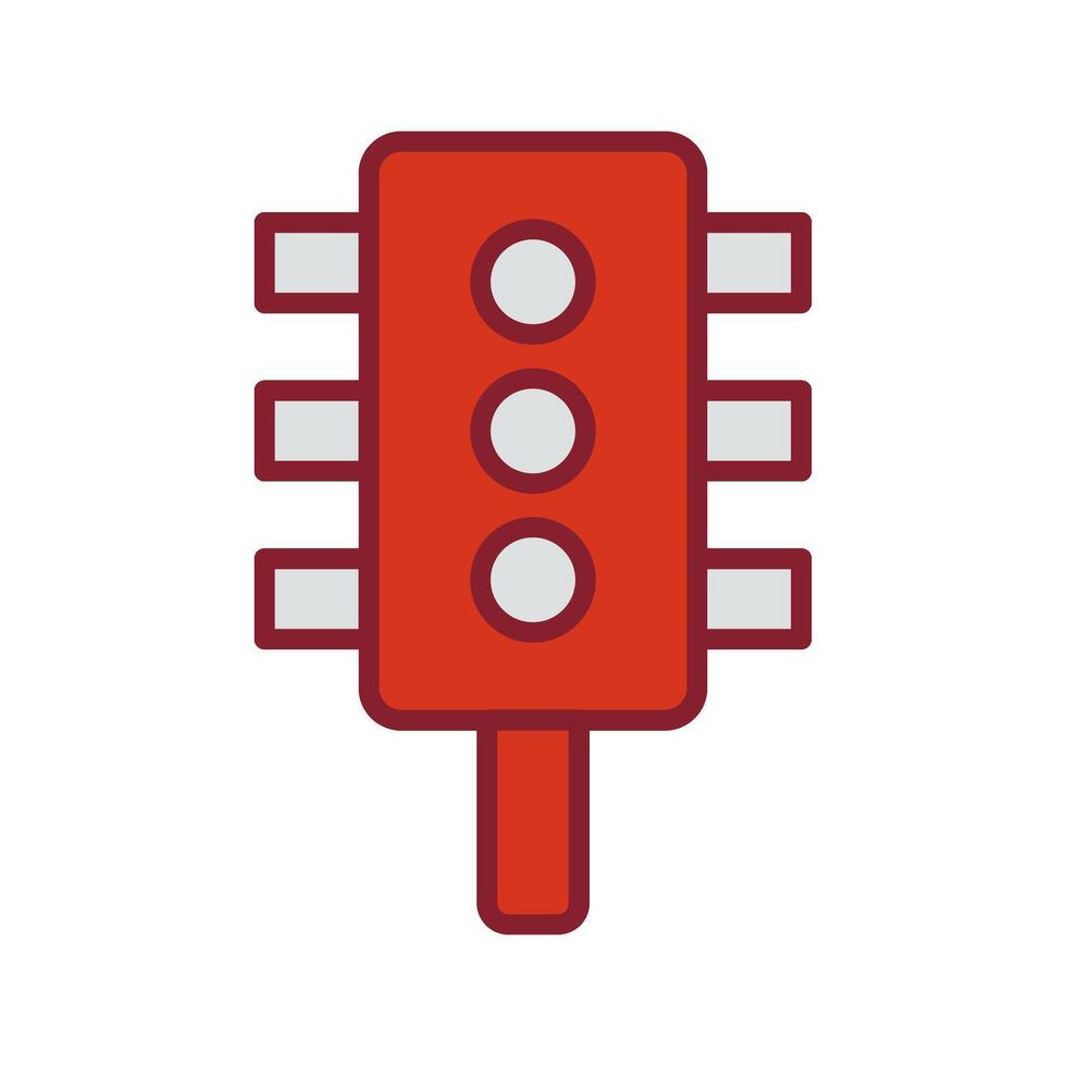 Traffic Light Icon Design vector