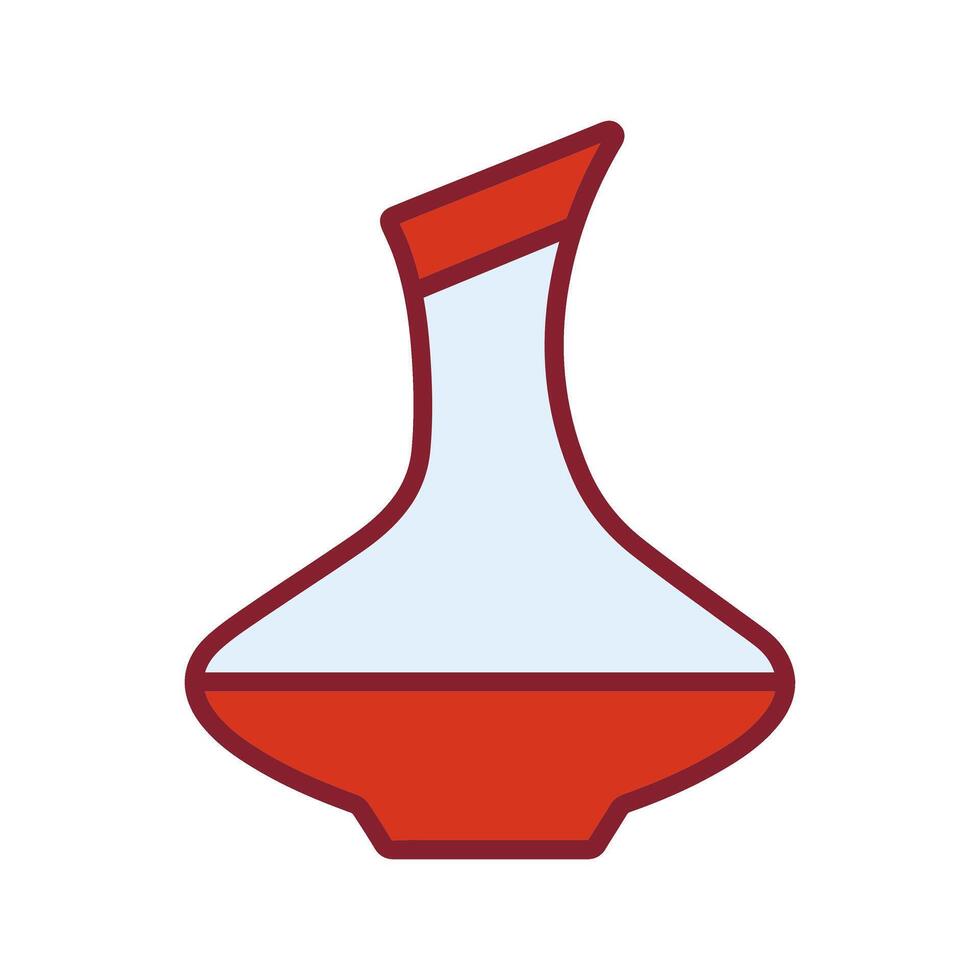 Wine Decanter Icon Design vector