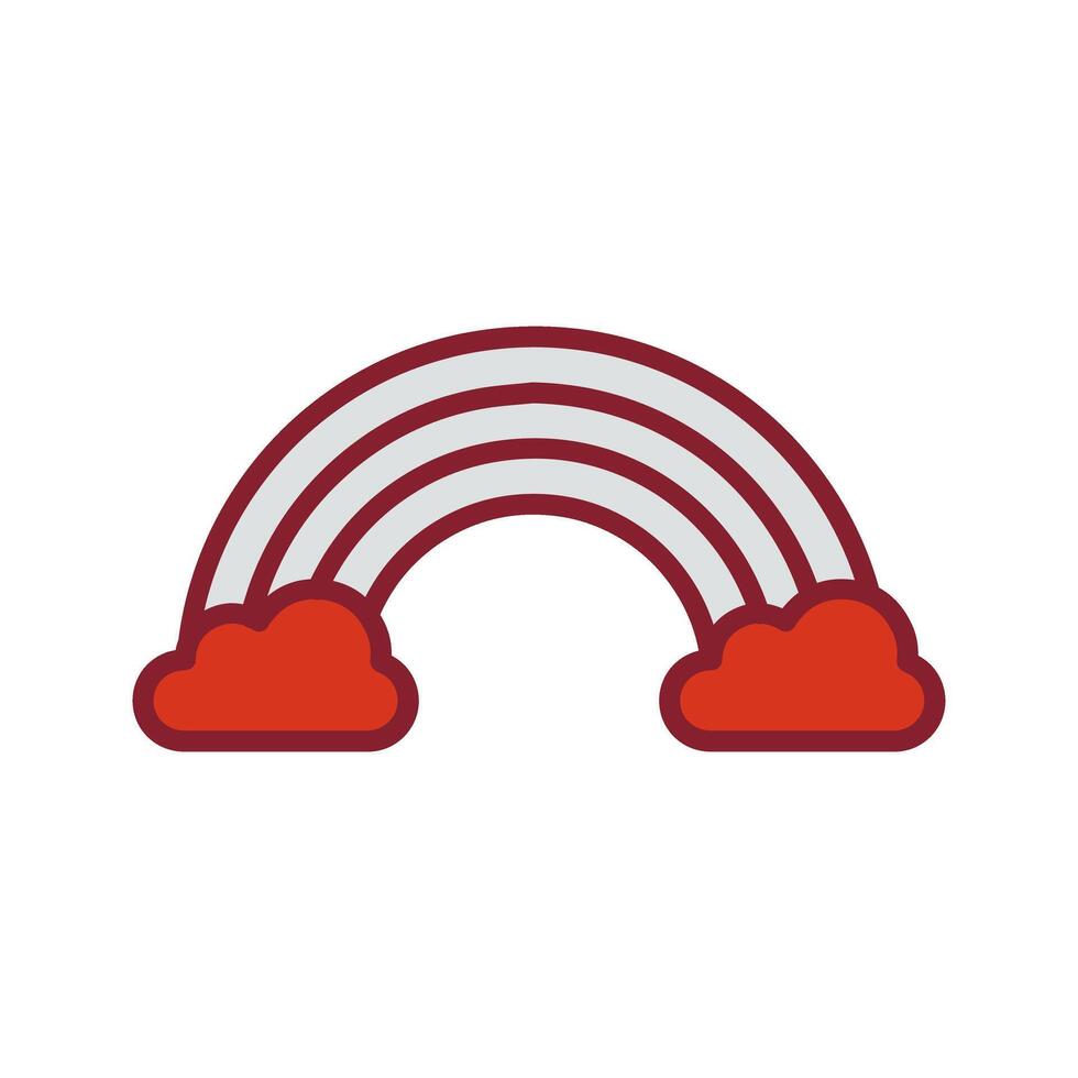 Rainbow Icon Design vector