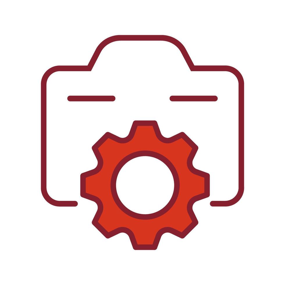 Photo Gear Icon Design vector