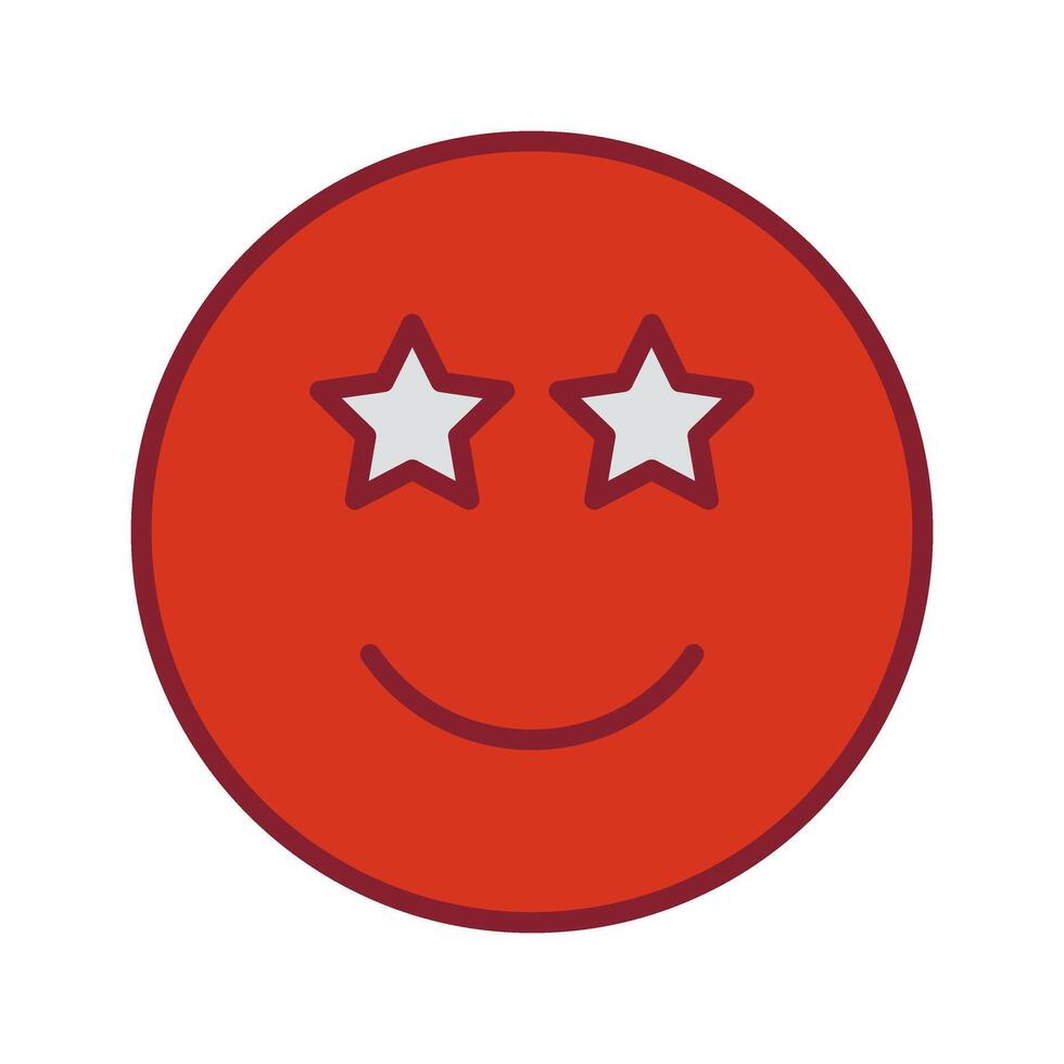 Star-Struck Icon Design vector