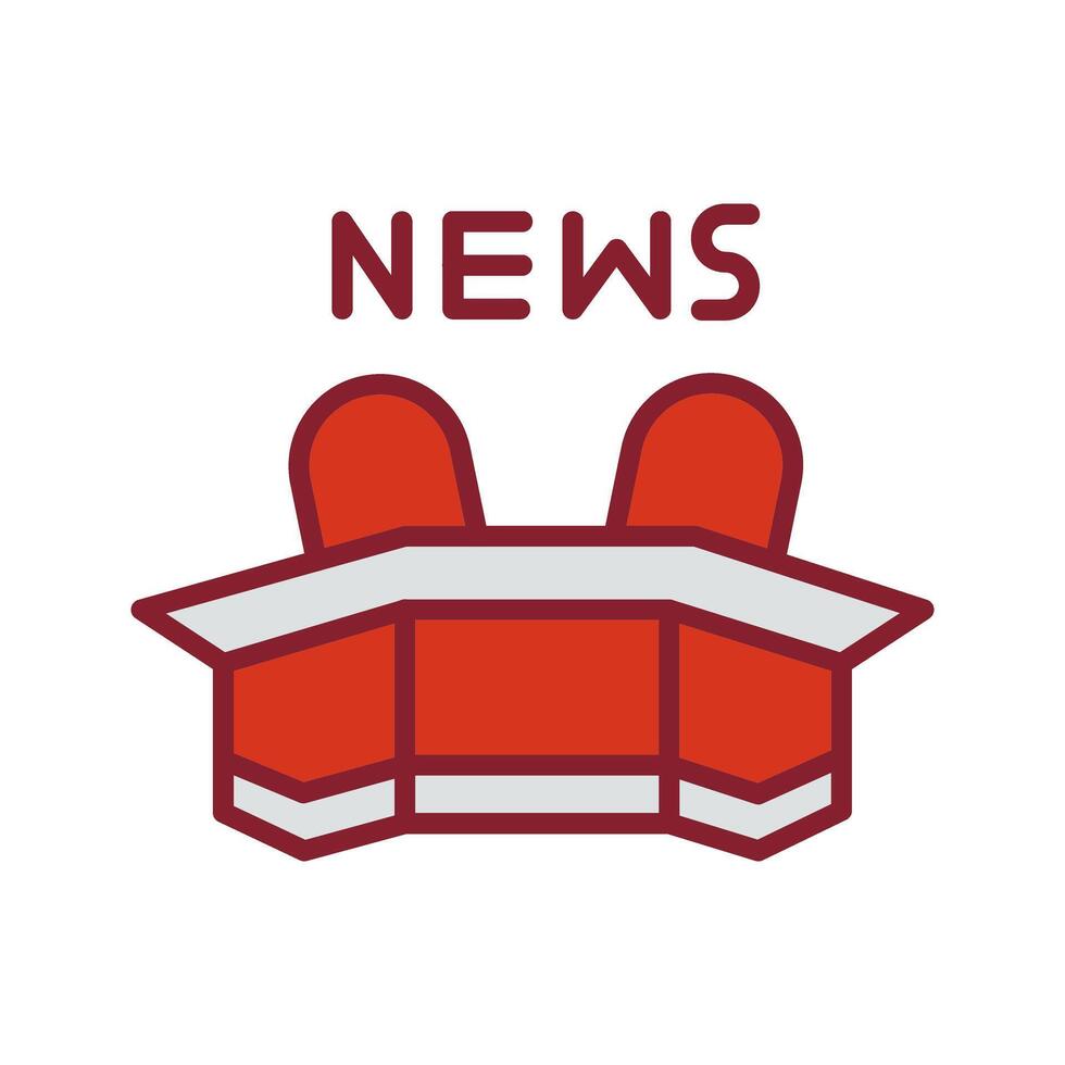 Newsroom Icon Design vector