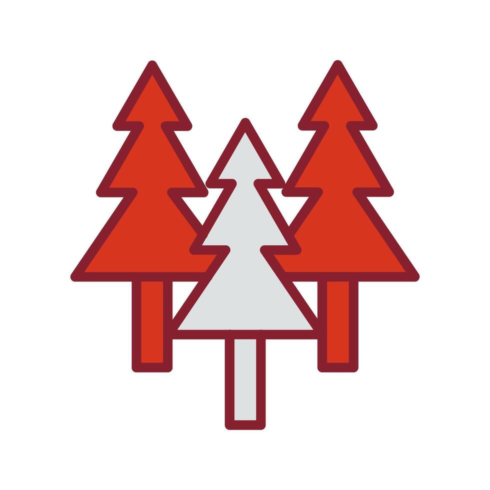 Evergreen Tree Icon Design vector