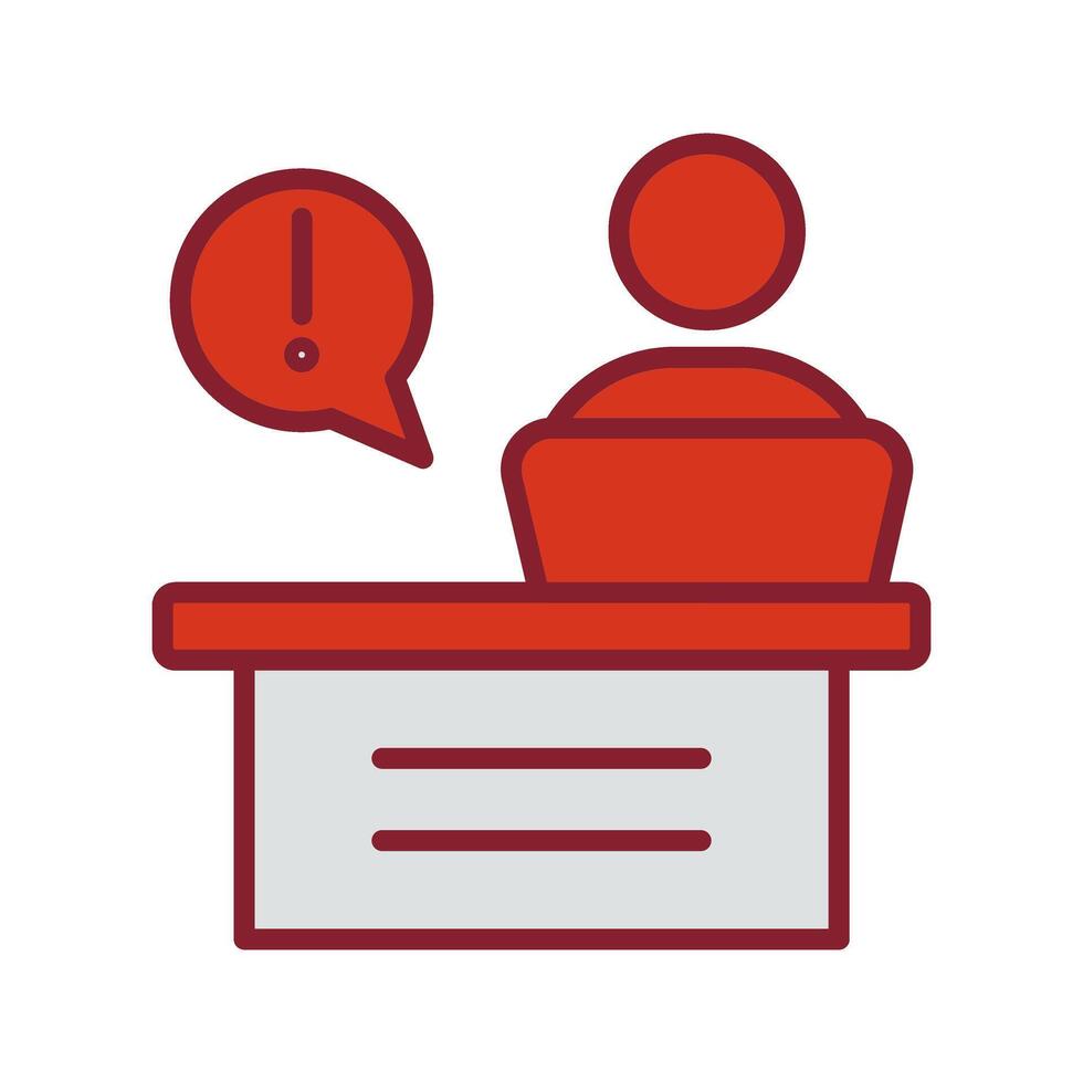 Service Desk Icon Design vector