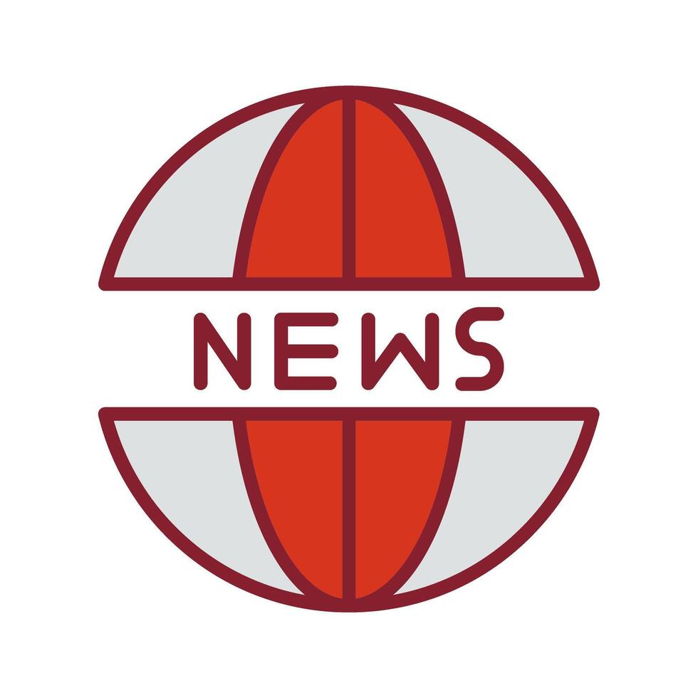News Website Icon Design vector