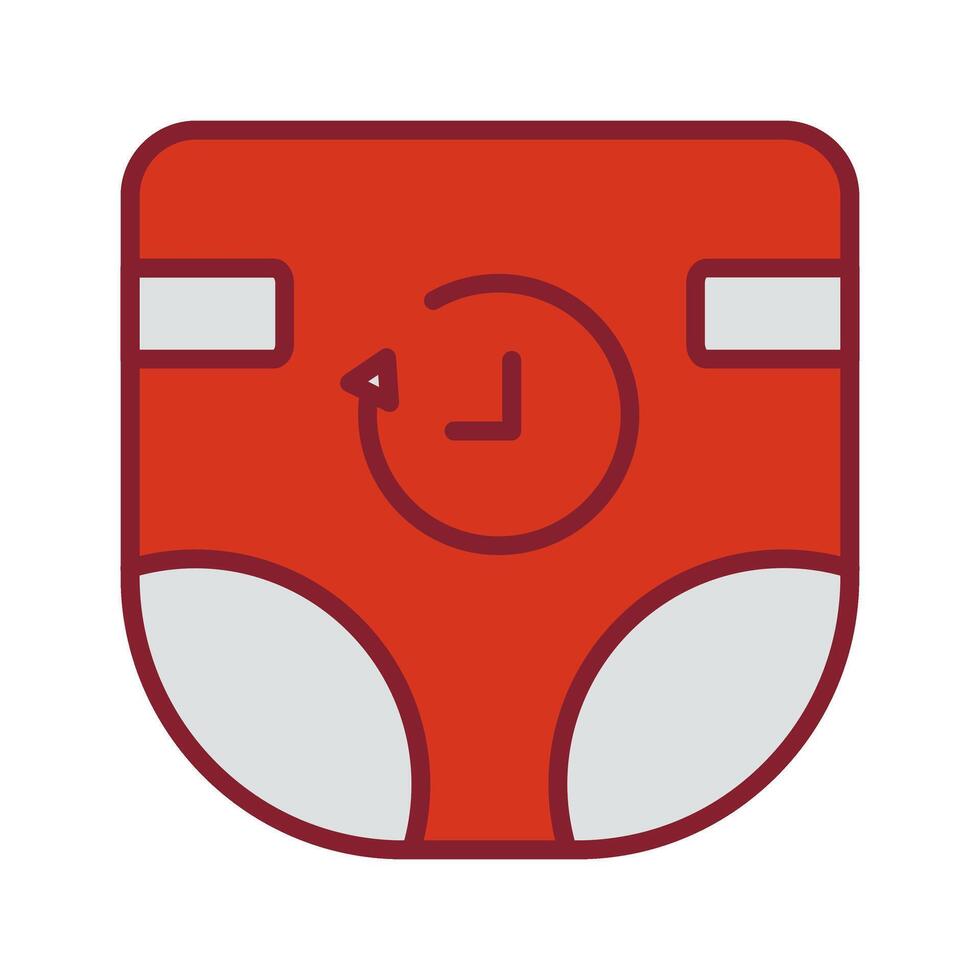 Diaper Duty Icon Design vector