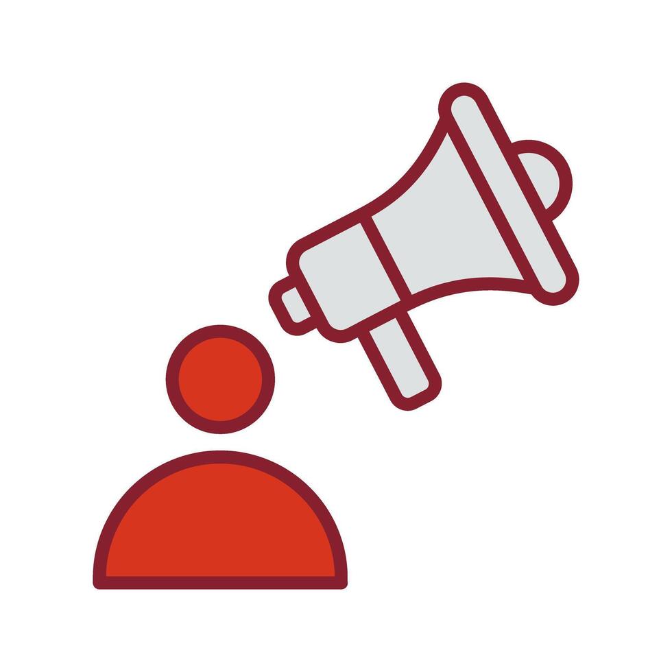 Advertiser Icon Design vector