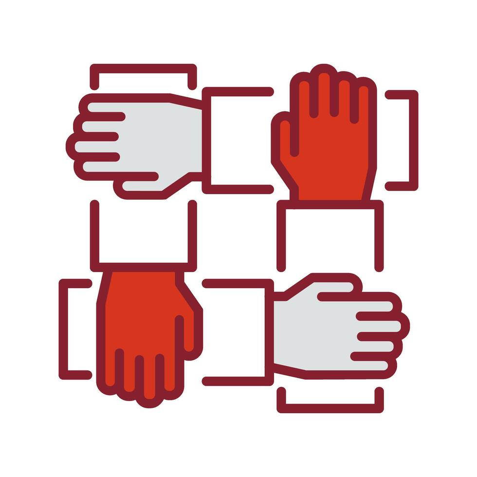 Teamwork Icon Design vector