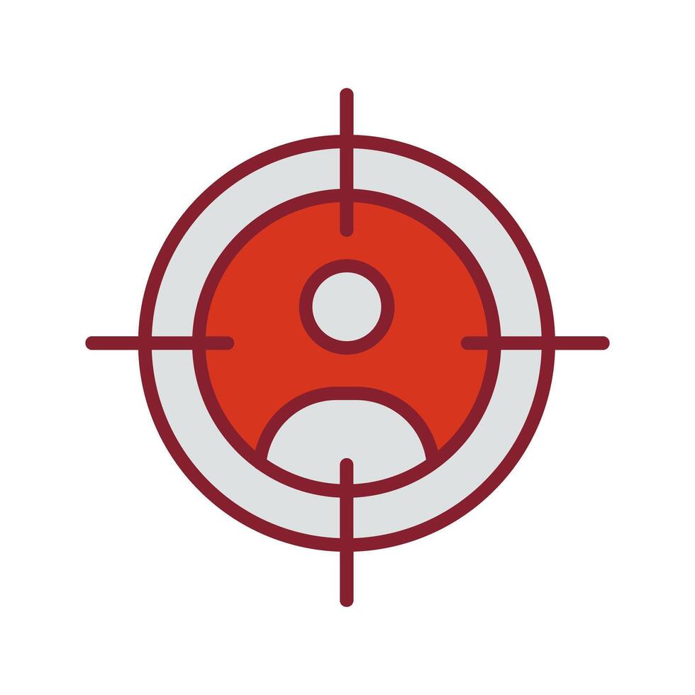 Target Audience Icon Design vector