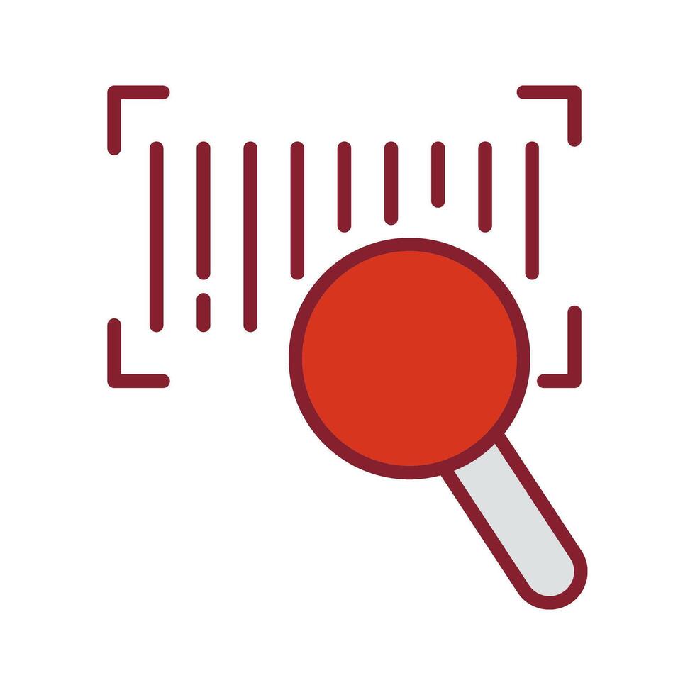 Barcode Database Icon Design vector