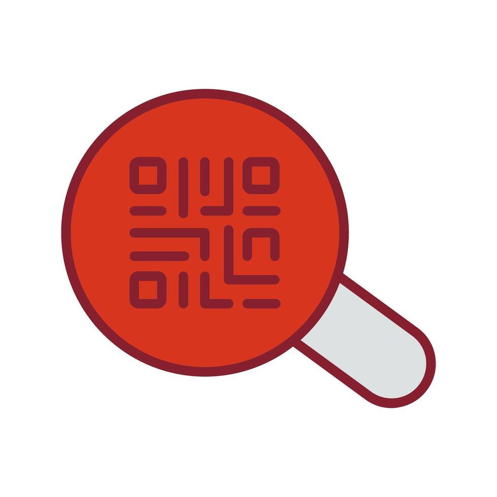 QR Code App Icon Design vector