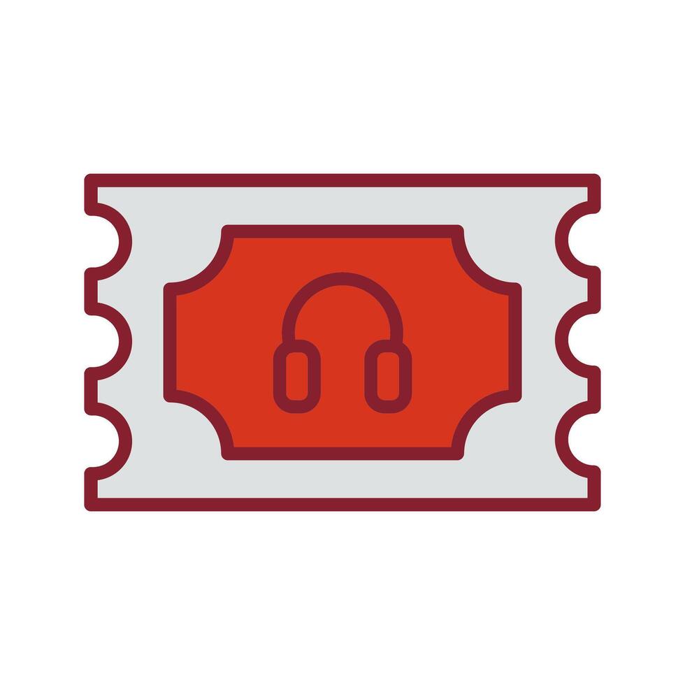 Support Ticket Icon Design vector