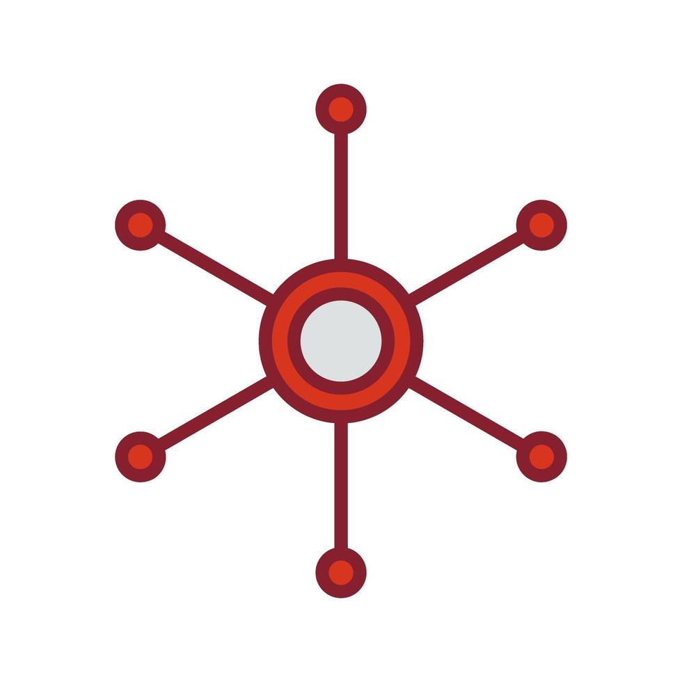 Network Icon Design vector