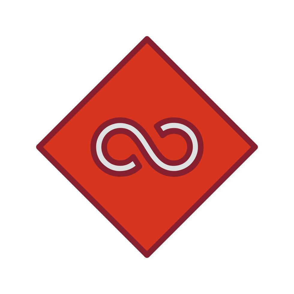 Infinity Sign Icon Design vector