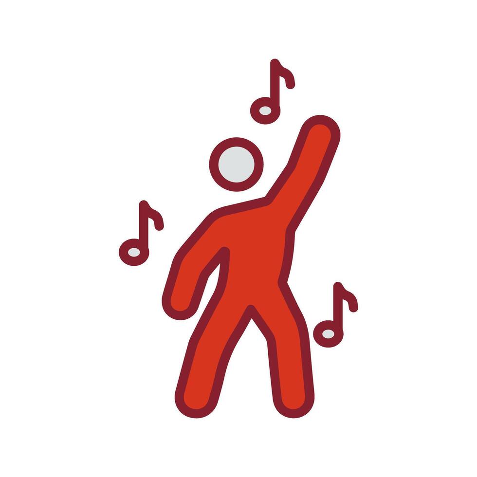 Music and Dance Icon Design vector