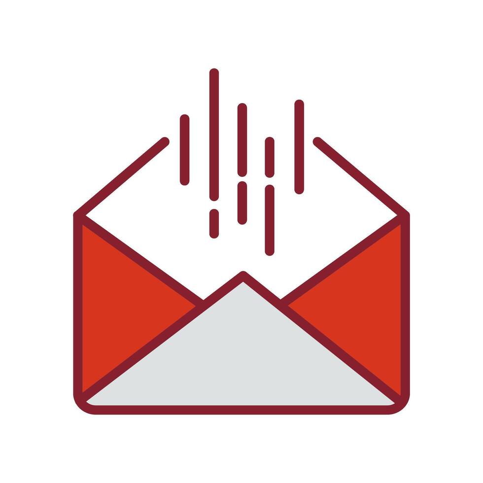 Mail Sorting Icon Design vector