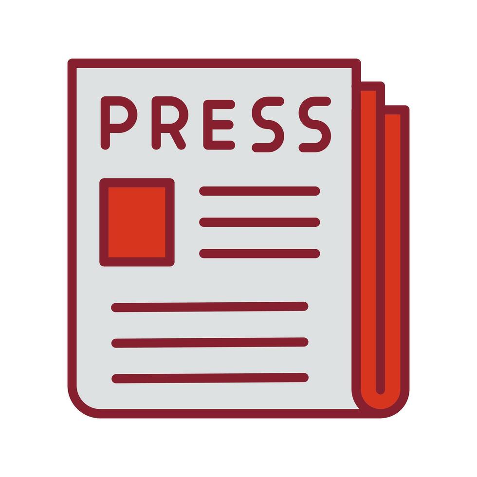 Press Release Icon Design vector