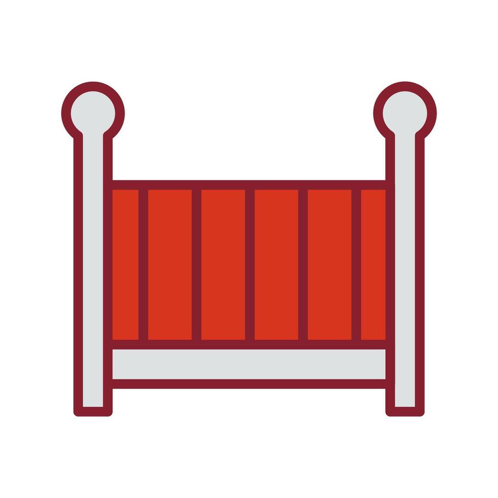 Nursery Cots Icon Design vector