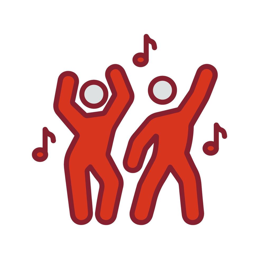 Music and Dance Icon Design vector