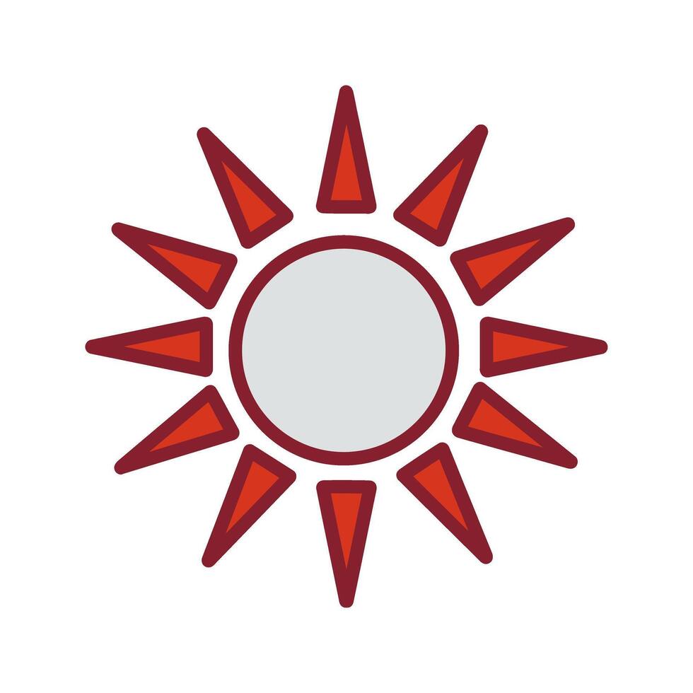Sun Icon Design vector